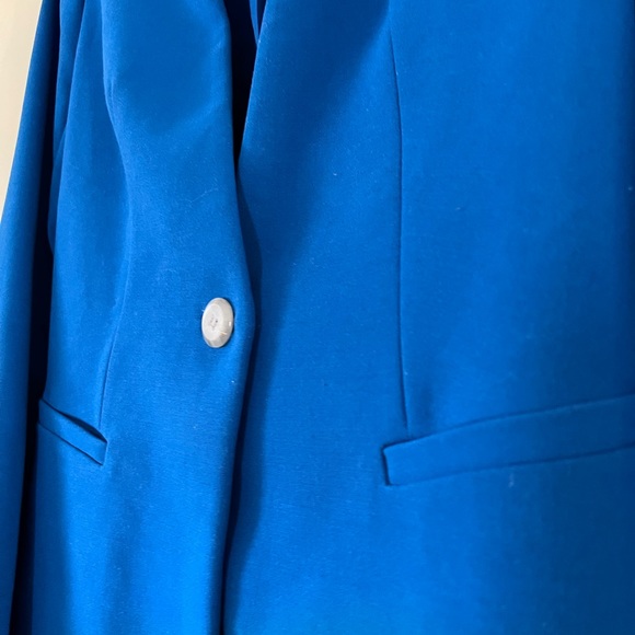 Bright Blue Structured Blazer - Picture 4 of 7